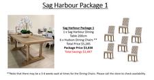 Sag Harbour Dining Room PACKAGE (No.1) - PRE-ORDER