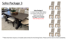 Soho Dining Room PACKAGE (No.3) - PRE-ORDER