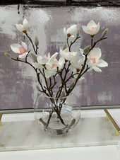 Magnolia Sphere Vase 32cm