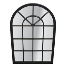 Arch Window Mirror - Black