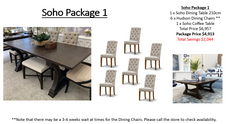 Soho Dining Room PACKAGE (No.1) - PRE-ORDER
