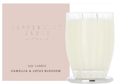 Camellia and Lotus Candle LGE