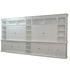 Custom Double Bay Wall Unit w/Doors (460cm)