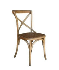 Cross Back Dining Chair - Oak