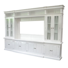 Custom Entertainment Wall Unit w/Doors