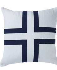Riviera Navy Cross Cushion