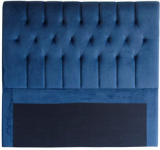 Lotus Button Bedhead - Navy
