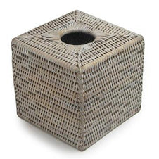 Square Tissue Box - Whitewash