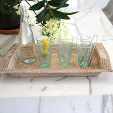 Whitewash Rosa Tray SML