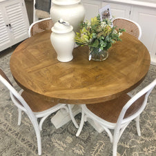Hudson Round Dining Table140cm - White