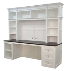 Custom Catherine Wall Desk - Dark Top